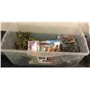 Image 1 : Tote filled w/ Mega Bloks dragons toy figures