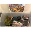 Image 3 : Tote filled w/ Mega Bloks dragons toy figures