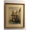 Image 3 : Group of 2 original 1800's ink + color pencil sketches/ paintings signed by artist