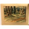 Image 1 : Group of 4 original paintings signed by artists - assorted sizes