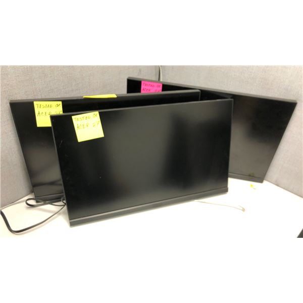 Group of 3 27" Acer Monitors (Good working order)