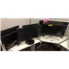 Image 1 : Group of 8 monitors - Samsung/LG/Insignia (Good working order)