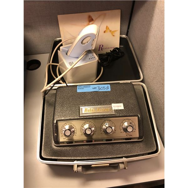 Vintage Relax A cizor Muscle Exerciser & Silicon-Laser Hair Removal Machine