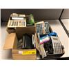 Image 1 : Four Boxes of Misc. Items - Mostly Calculaters
