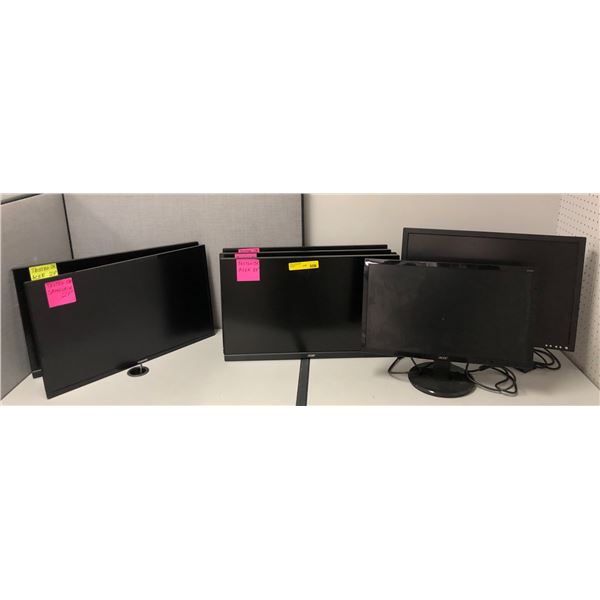 Group of 7 Monitors - Mostly Acer 27" Monitors (Good working order)