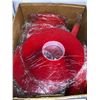 Image 1 : 17 Boxes of Red Two- sided Tape (1in wide, 1/2in wide, 3/4 in wide)