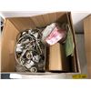 Image 8 : Large Lot of Light Fixtures-Ceiling Lights/Bulbs/Smoke Alarms/Porcellain Fixtures Etc...