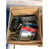 Image 3 : 2 Boxes of Misc. Items - Thermostats/Plumbing Items/Electrial Items