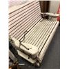 Image 2 : Group of 2 Wooden vintage Swing Benches From a local show