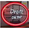 Image 1 : Draft Beer Light Up Sign - 18in x 24in