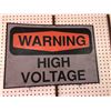 Image 2 : Group of 4 No Trespassing Keep Out signs & one Warning High Voltage sign (approx. 24 x 16" each)