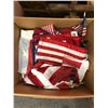 Image 1 : Box Filled w/ USA flags (assorted sizes)