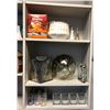 Image 3 : 7 Shelf Lots of Glassware/Home Decor/Tripods Stand/Etc..