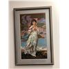 Image 2 : Group of 2 framed handcrafted fine finished needlepoint Blue Boy & Pinky Lady art - approx. 18in x 2