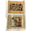Image 1 : Group of 4 Egyptian Papyrus Paper images - approx. 24in x 16in