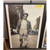 Image 1 : Framed James Dean print - approx. 26in x 38in