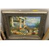 Image 1 : Oil on canvas framed picture 21 x 27 in