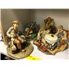 Image 1 : Group of 4 Nature Craft figurines