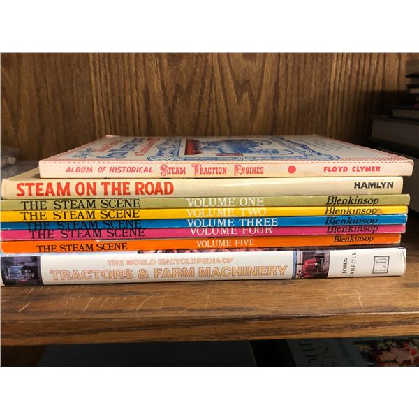 Group of Steam & Tractor books