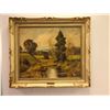Image 1 : Framed original H. Hopf vintage oil painting