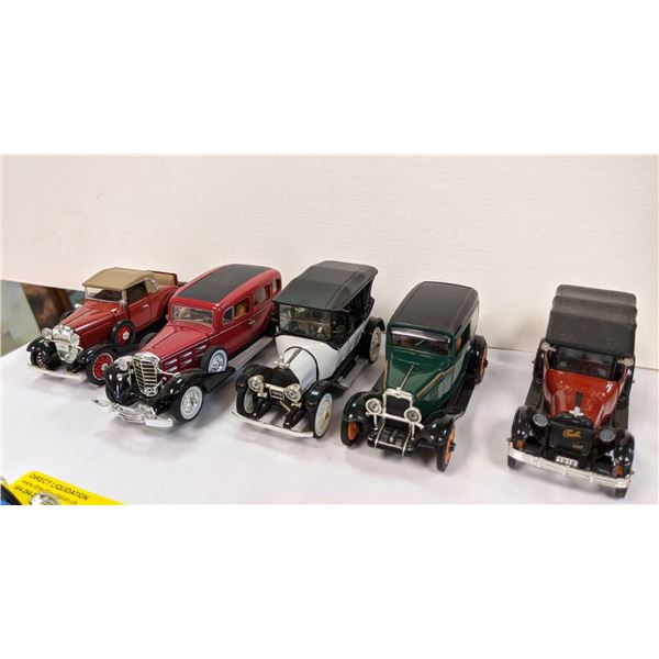 Group of 5 1/36th scale Old Timers die-cast cars & trucks