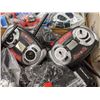 Image 2 : Two baskets of Nine Eagles RC air helicopter parts & remote controllers