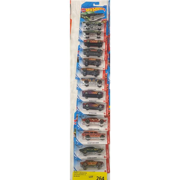 Group of approx. 13 Hot Wheels HW Flames series die-cast