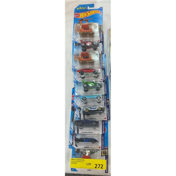 Group of 10 Hot Wheels assorted die-cast