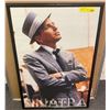 Image 1 : Framed Frank Sinatra print - approx. 26in x 38in