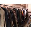 Image 1 : Five racks of assorted men's & ladies clothing - tops/ trousers/ jeans/ jackets - approx. 50 garment