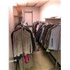 Image 2 : Five racks of assorted men's & ladies clothing - tops/ trousers/ jeans/ jackets - approx. 50 garment