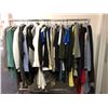Image 3 : Five racks of assorted men's & ladies clothing - tops/ trousers/ jeans/ jackets - approx. 50 garment