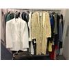 Image 5 : Five racks of assorted men's & ladies clothing - tops/ trousers/ jeans/ jackets - approx. 50 garment