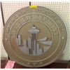 Image 1 : City of Seattle circular 3D sign - approx. 36in diameter