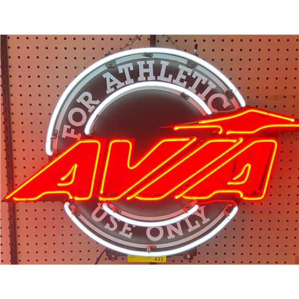 AVIA For Athletic Use Only neon sign - approx. 35in x 22in