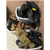 Image 1 : Four baskets full of assorted pairs of shoes & boots - assorted sizes