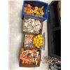 Image 1 : Assortment of artificial food - shell fish/ eggs/ lemons/ scrambled eggs/ oysters/ bagels/ oranges/