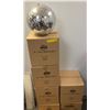 Image 1 : ADJ 12in mirror ball - 6 boxes disco balls