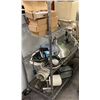 Image 2 : Large lot of light fixtures/ 2-wheel hose cart/ lamps etc.
