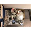 Image 2 : Large lot of clock making supplies/ Quartz movements/ hands numbers/ brass etc.