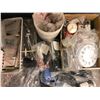Image 6 : Large lot of clock making supplies/ Quartz movements/ hands numbers/ brass etc.