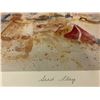 Image 2 : Group of 2 original limited edition painting prints signed by artists - "Sand Play" #303/395 & "Clai