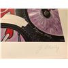 Image 8 : Group of 2 original limited edition painting prints signed by artists - "Shy" #252/395 & "Winter Bic