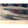 Image 2 : Group of 2 original limited edition painting prints signed by artists - "Winter Thaw" #323/395 & "At