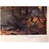 Image 4 : Group of 2 original limited edition painting prints signed by artists - "Syrup Time" #206/395 & "Lab