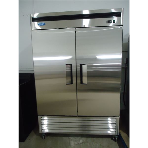 New Double Door Stainless Steel Freezer!Working