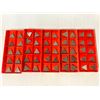 Image 1 : Lot of (50) New? Sandvik Carbide Inserts, P/N: TFA 42P3R