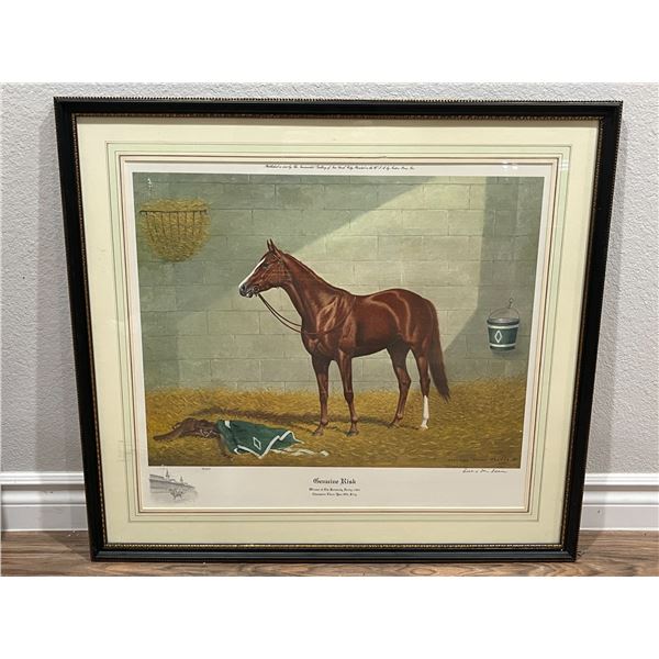 "Genuine Risk" by Richard Stone Reeves: Limited lithograph (#3/850) from 1981