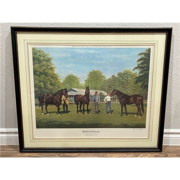 "Profiles in Courage" by Richard Stone Reeves: Limited lithograph (#3/850) 1984