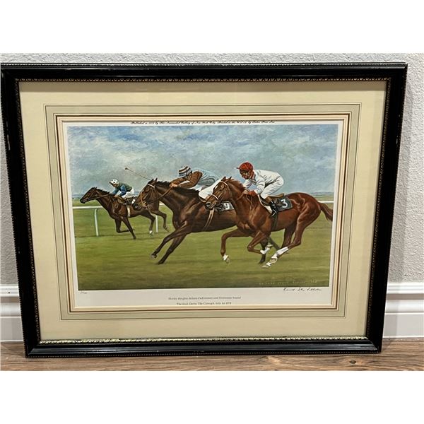 "Shirley Heights Defeats Exdirectory and Hawaiian Sound" by Richard Stone Reeves: Limited lithograph